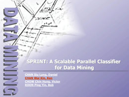 A Scalable Parallel Classifier for Data Mining