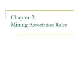 Association rule mining - UIC
