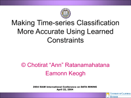 Making Time-series Classification More Accurate Using Learned