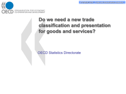 Trade in goods and trade in services?