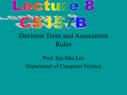 Lecture 8 (2/23) - Department of Computer Science