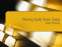 Intro to Data Mining