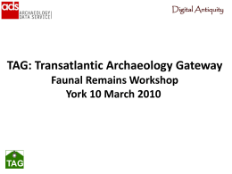 Julian Richards - Archaeology Data Service
