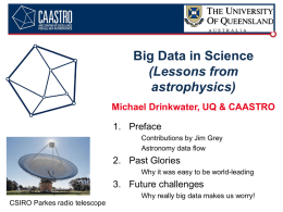 Michael Drinkwater: Big Data in Science