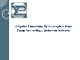 Adaptive Fuzzy Clustering of Data With Gaps