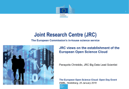 The European Open Science Cloud - Indico