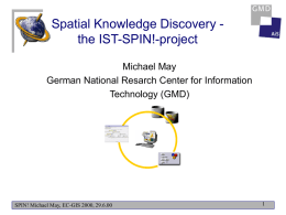Knowledge discovery for spatial data