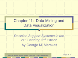 Data mining and visualization