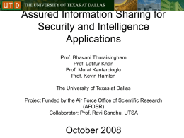 Lecture 28 - The University of Texas at Dallas