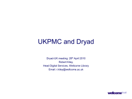 R. Kiley - The Dryad data repository wiki