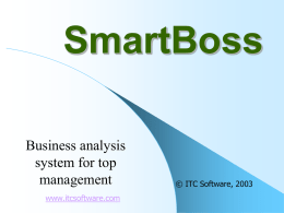SmartBoss - ITC Software