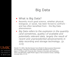 Dr. Bin Zhou guest lecture on data mining
