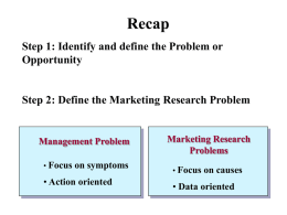 Step 3: Specify the Research Design