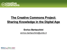 The Creative Commons Project