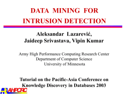 Data Mining in Cyber Threat Analysis