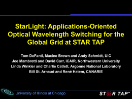 Applications-Oriented Optical Wavelength Switching for