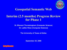 3)UTD-Geospatial-Sept20 - The University of Texas at Dallas
