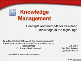 Goho_Knowledge Management
