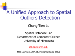 A Unified Approach to Spatial Outliers Detection