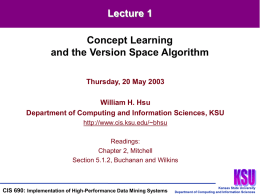 Lecture 1 (Tuesday, May 20, 2003)