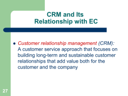 CRM in Information Age