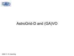 pdf - AstroGrid-D
