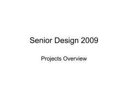Senior Design 2009