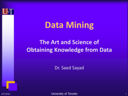 The Art and Technology of Data Mining