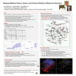 Mapping Medline Papers, Genes, and Proteins