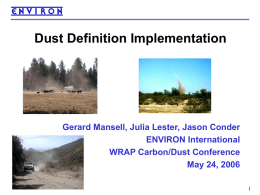 Dust Definition