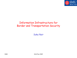 Border and Transportation Security