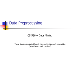 Data Preprocessing