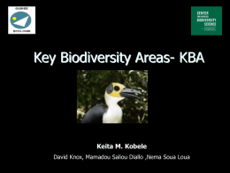 Diapositive 1 - ESRI Conservation Program