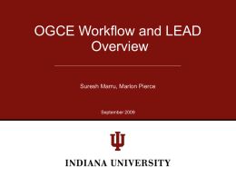 LEAD_OGCE_WorkflowSuite