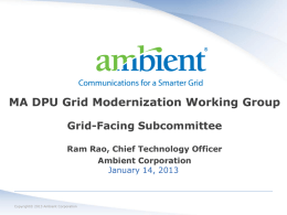 Ambient Vision 1.14.13 - Massachusetts Grid Modernization