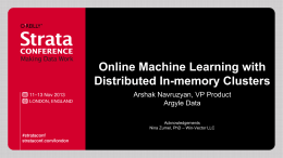 Online Machine Learning With Distributed In
