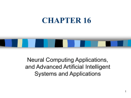 Neural Computing Applics and Advanced AI