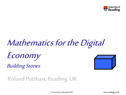 PowerPoint at Reading - Council for the Mathematical Sciences