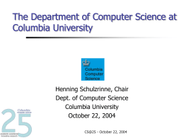 CS-Jobfair - Columbia University