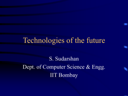 Technologies of the future - Department of Computer Science and