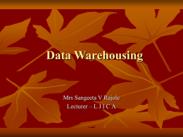 What is Data Warehouse??