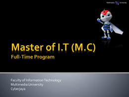 M.IT Info Oct10 - Multimedia University