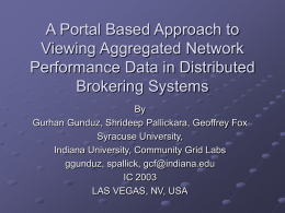 Aggregating Network Performance in Distributed