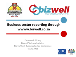 Bizwell in the North West Province