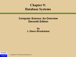 Chapter 9 Database System