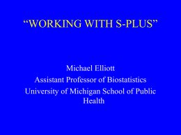 Presentation - University of Michigan