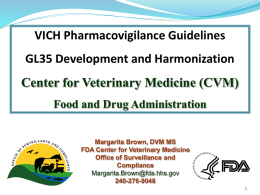 Reference documents (FDA CVM)