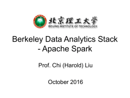 Spark - Prof. Harold Liu`s