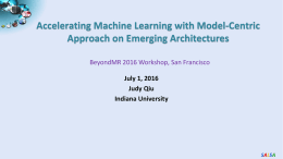 Accelerating Machine Learning with Model