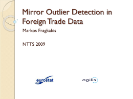 Mirror Outlier Detection in Foreign Trade Data